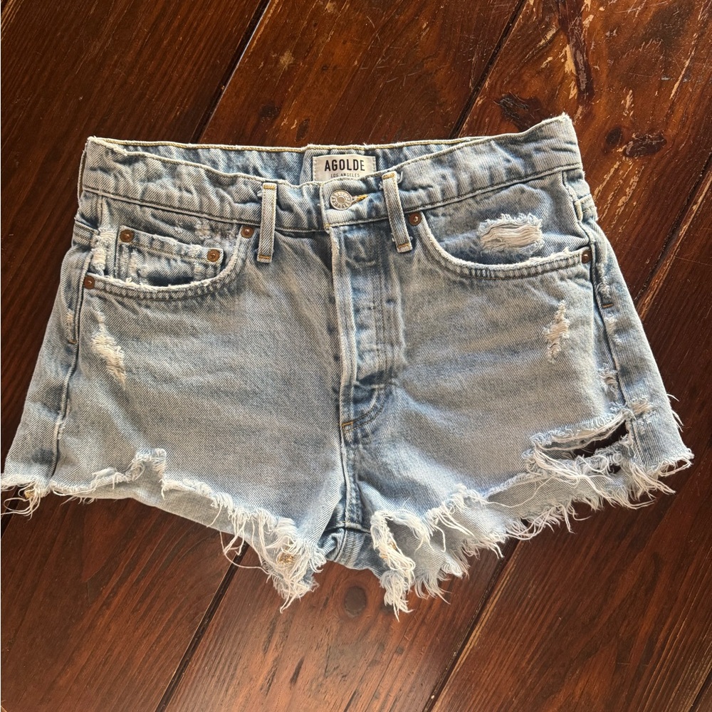 Agolde distressed denim size 25